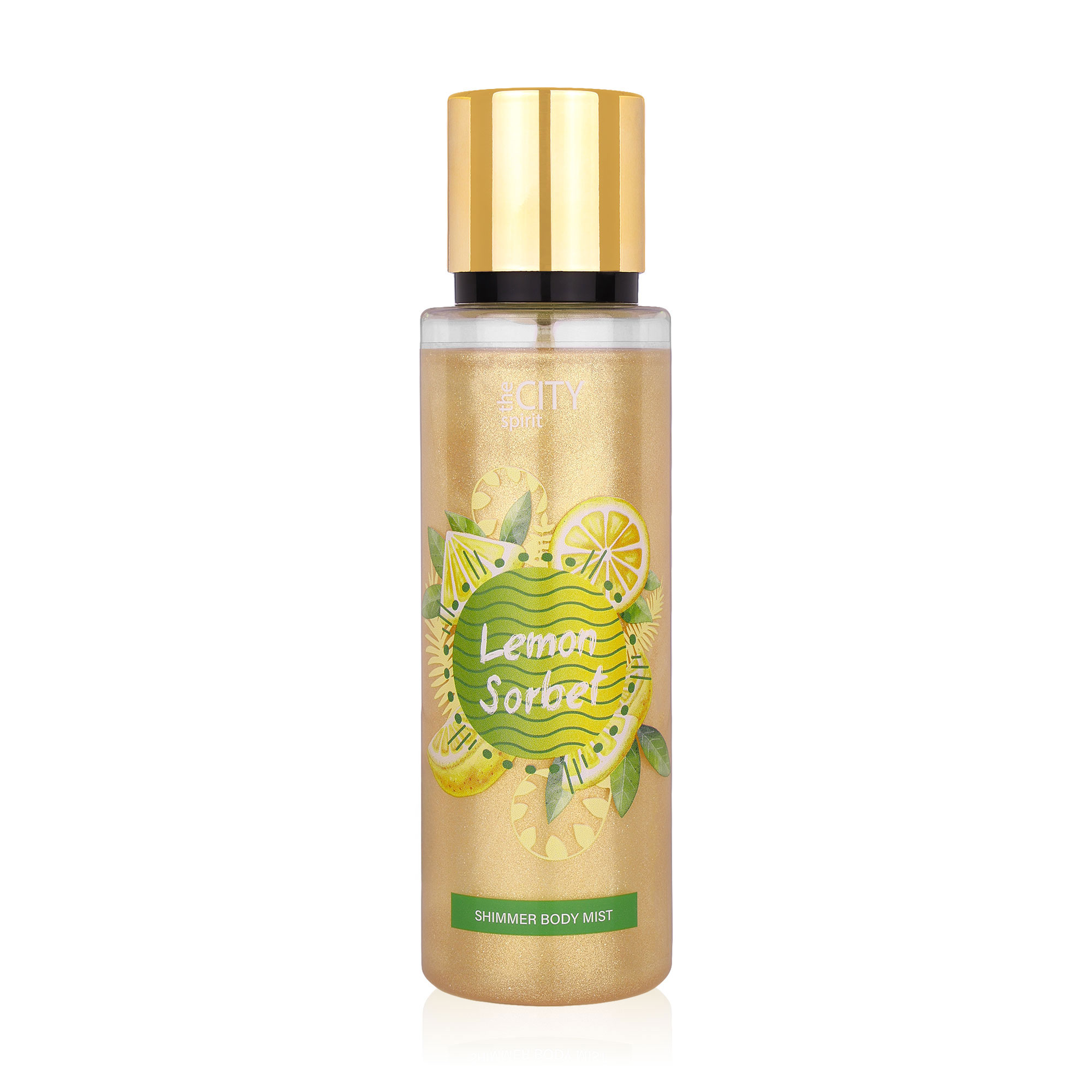 Парфумований спрей для тіла The City Spirit Shimmer Lemon Sorbet жіночий, 200 мл